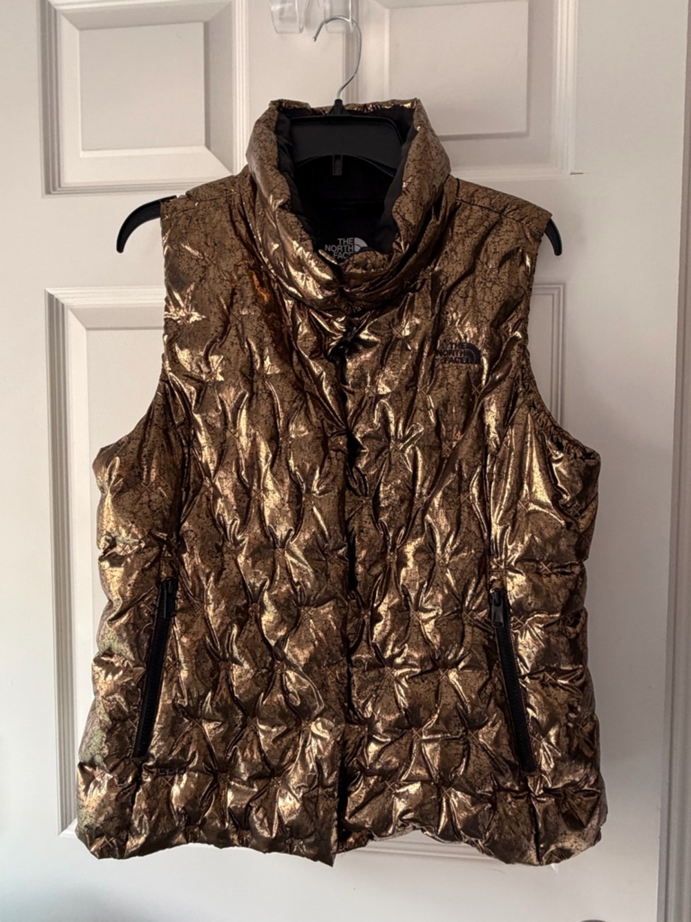 North Face Gold Vest